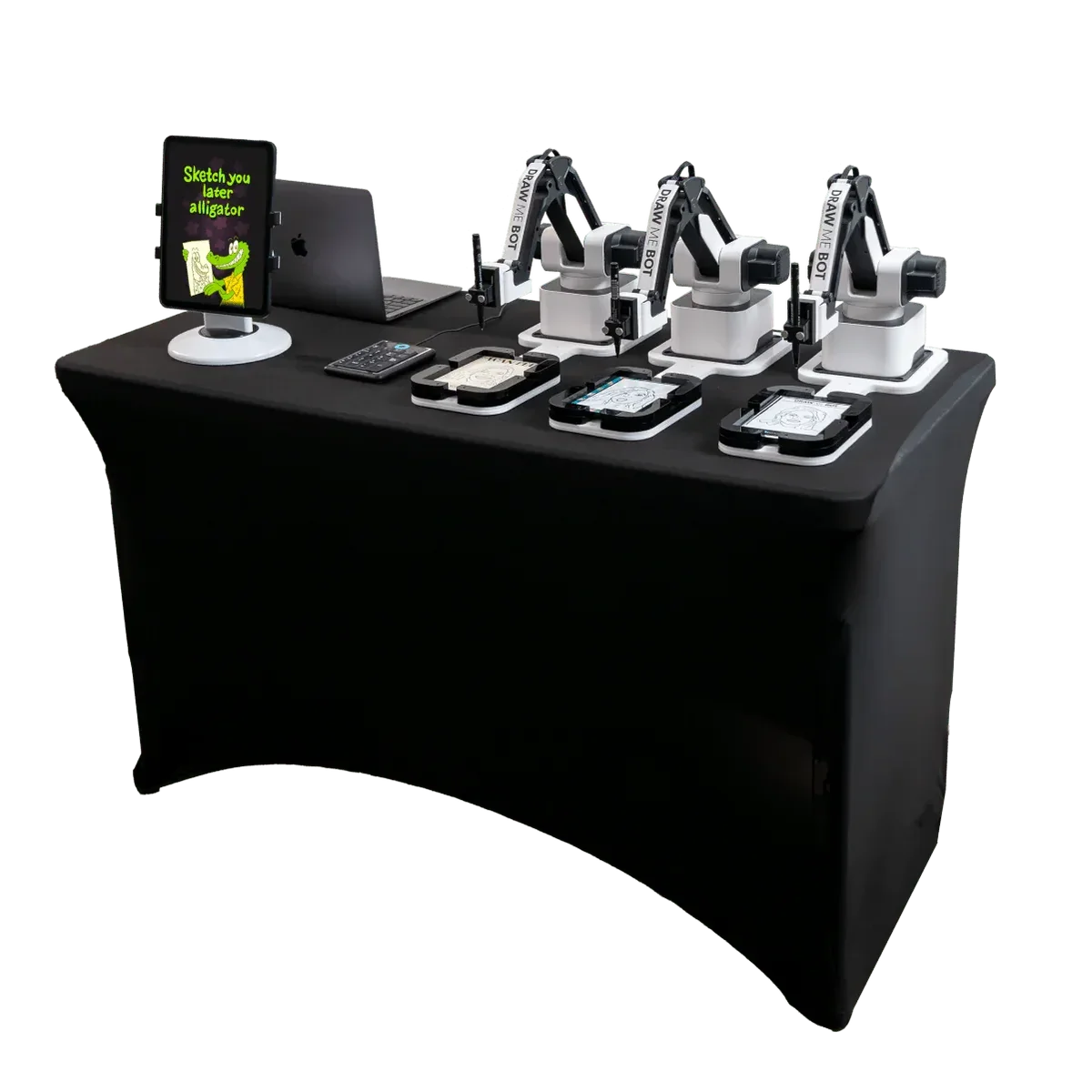 Draw Me Bot avec iPad et 4 bras - Sur Mesure