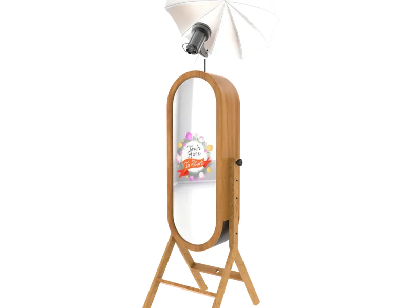 Retro Mirror Photo Booth - Sur Mesure